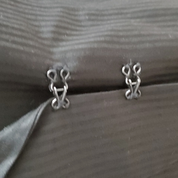 Trina Turk Los Angeles Palm Springs black pinstripe dressy cummerbund blazer - Picture 11 of 13